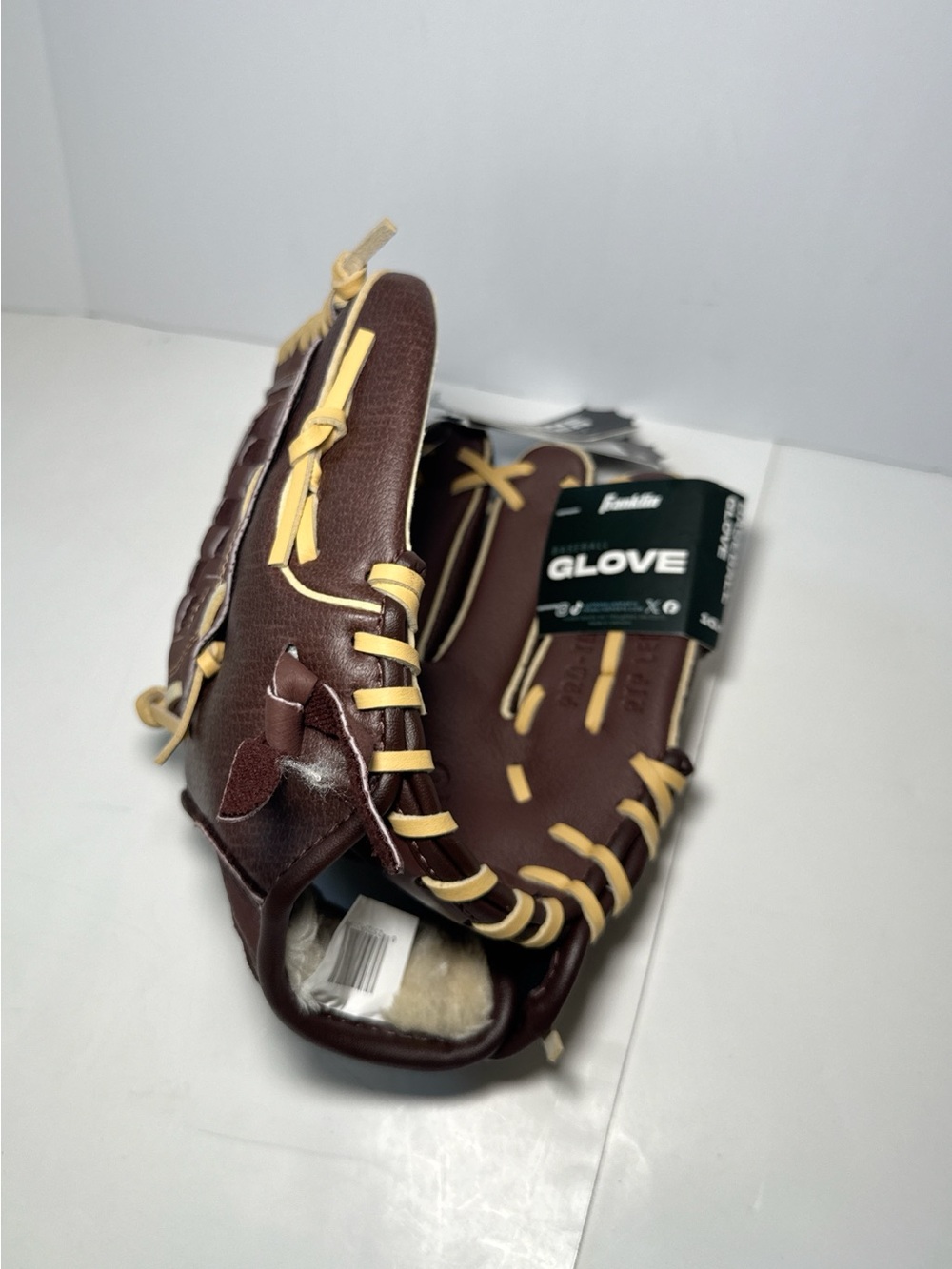 Franklin RTP Series 10” Baseball Glove Brown Youth Right Hand Throw New